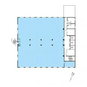 NMF横浜西口(旧NOF横浜西口)ビルの基準階図面