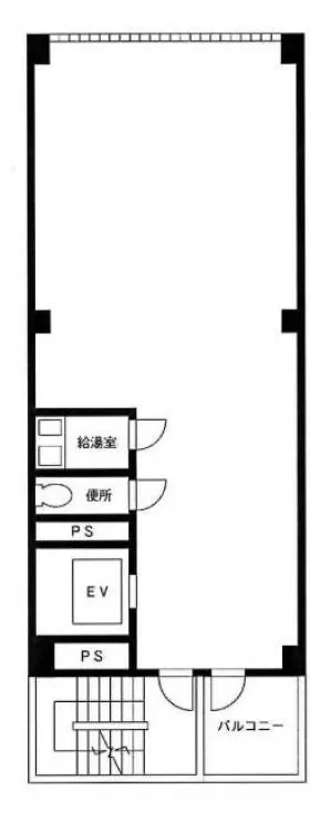 緑町塚本ビルの基準階図面