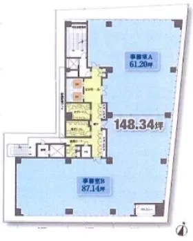 FORECAST市ヶ谷の基準階図面