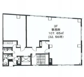 第5清水ビルの基準階図面