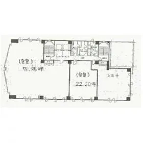 一番町スクエア(旧:SLSビルの基準階図面
