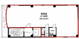 ナカウラ第5ビルの基準階図面