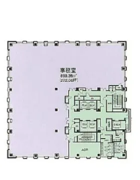 仙台橋本ビルの基準階図面