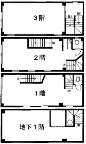 ダイ1河原ビルの基準階図面