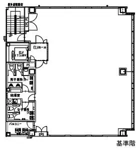 渋谷董友ビルⅥ(旧:アーバンプレム渋谷)の基準階図面