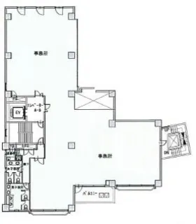 イマス元浅草ビルの基準階図面
