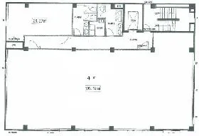 日本橋堀留ビルの基準階図面