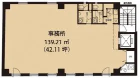 THE GATE 茅場町の基準階図面