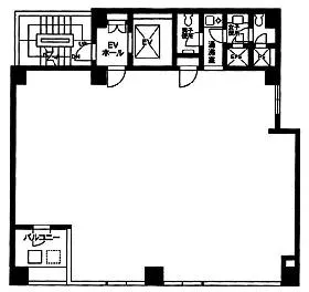 安藤ビルの基準階図面