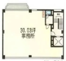 AS ONE 白金高輪ビルの基準階図面
