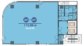 第38荒井ビル(ハウス浜松町)の基準階図面