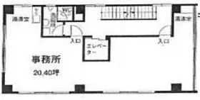 梶山ビルの基準階図面