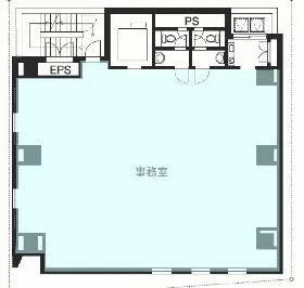VORT蒲田(旧:プライム蒲田東口)ビルの基準階図面