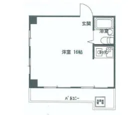 オリエンタル東山ビルの基準階図面