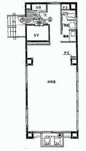 エクセレントタワーの基準階図面