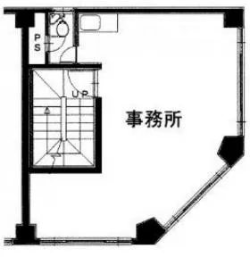 昭和ビルの基準階図面