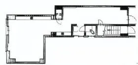 加部ビルの基準階図面