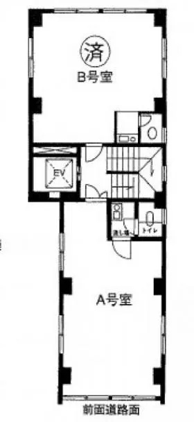 石原ビルの基準階図面