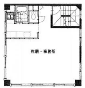 手島ビルの基準階図面