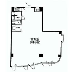 恵比寿サウスヒルの基準階図面