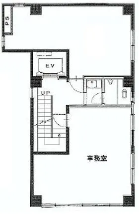 嶋崎ビル(旧:京王ビルの基準階図面