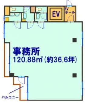 テクノヒノキビルの基準階図面