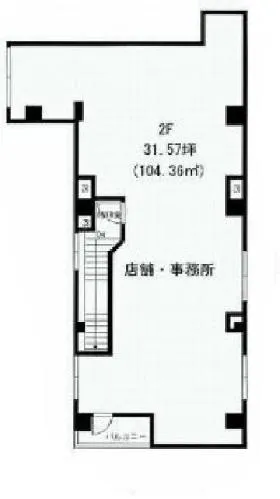 サンエトワールビルの基準階図面