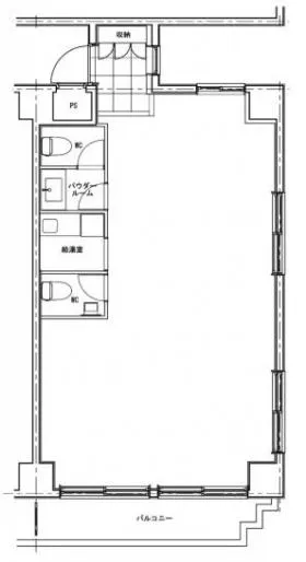 ソサエティ森下の基準階図面