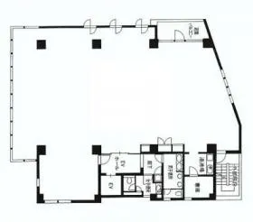 32山京ビルの基準階図面