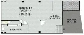 赤須ビルの基準階図面