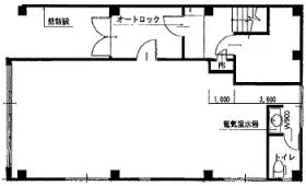 石川ビルの基準階図面