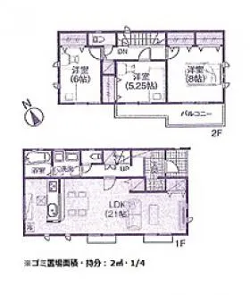 P・A・P・A上尾ショッピングアベニュービルの基準階図面