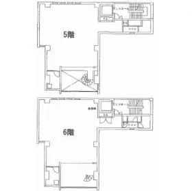 江沢ビルの基準階図面