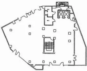 第二育良ビルの基準階図面