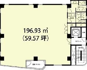 二神ビルの基準階図面