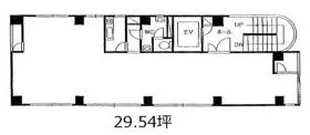 亀戸センタービルの基準階図面