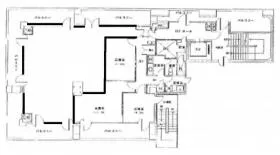 東商共同ビルの基準階図面