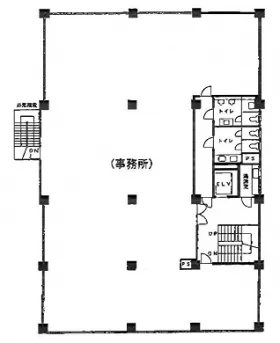 和泉屋ビルの基準階図面