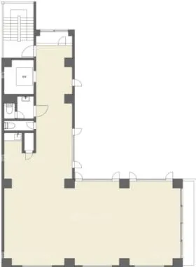 紀尾井町金田ビルの基準階図面