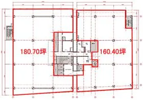 プライム茗荷谷ビルの基準階図面
