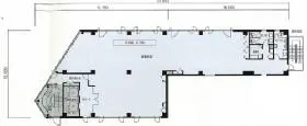永代橋エコピアザビルの基準階図面