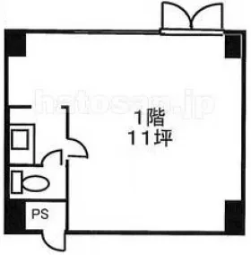 パシフィック浜町の基準階図面