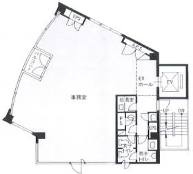 Y.S錦町ビルの基準階図面