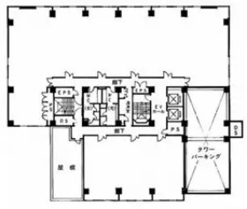 大樹生命文京小日向ビルの基準階図面