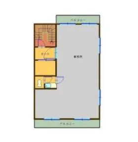 新蒲田第18ビルの基準階図面