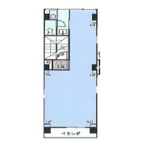 富屋ビルの基準階図面