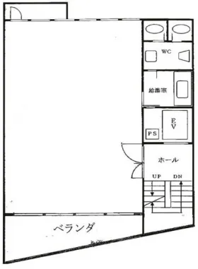 K・Pビルの基準階図面