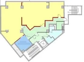 ダイトー本社ビル別館の基準階図面