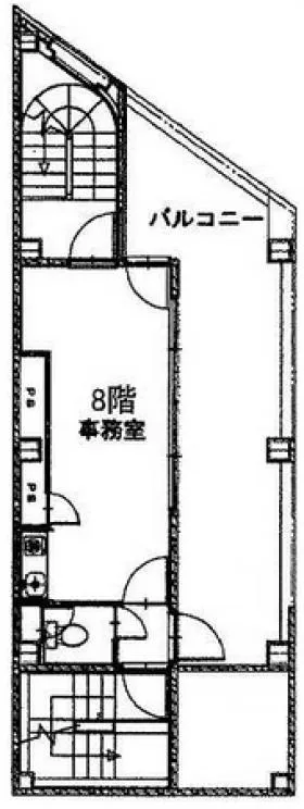 稲垣ビルの基準階図面