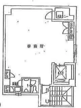 渥美ビルの基準階図面